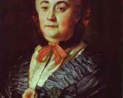 阿雷克西 安特罗波夫 : Portrait of the Lady in Waiting A.M.Izmaylova